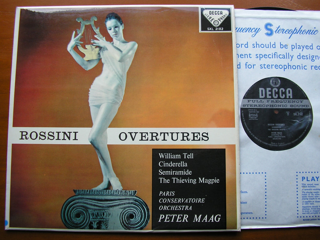 SXL 2182 ROSSINI: OVERTURES PETER MAAG / PARIS CONSERVATOIRE