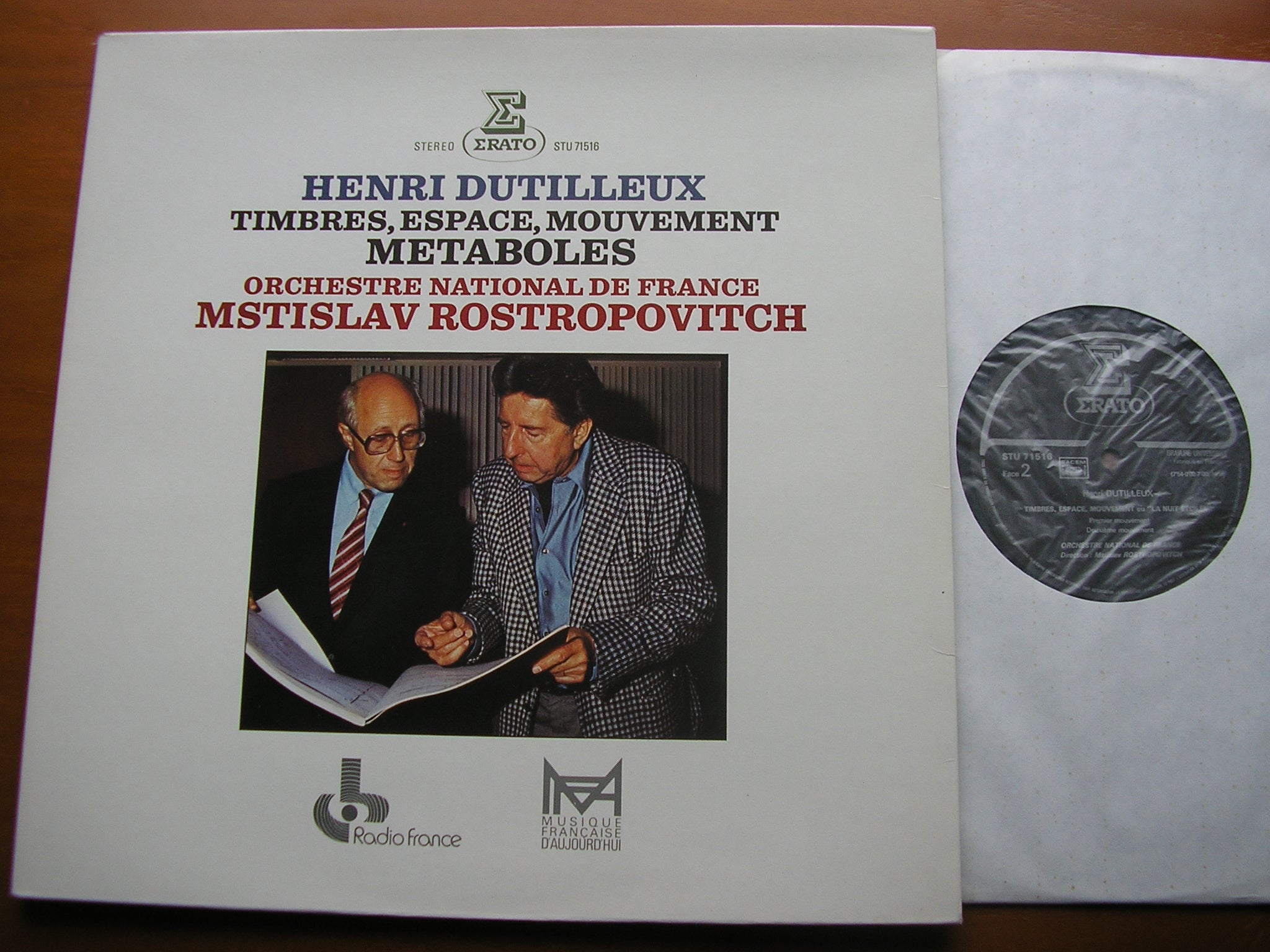 DUTILLEUX: LA NUIT ETIOLEE / METABOLES      ROSTROPOVICH / FRENCH NATIONAL ORCHESTRA    STU 71516