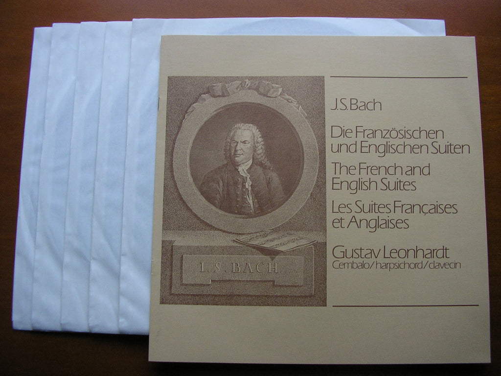 BACH: ENGLISH SUITES / FRENCH SUITES   GUSTAV LEONHARDT   5 LP      6709 500
