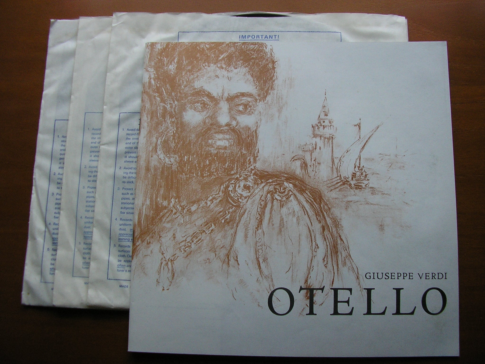 VERDI: OTELLO    DEL MONACO / TEBALDI / PROTTI / VIENNA PHILHARMONIC / KARAJAN    SET 209 - 211