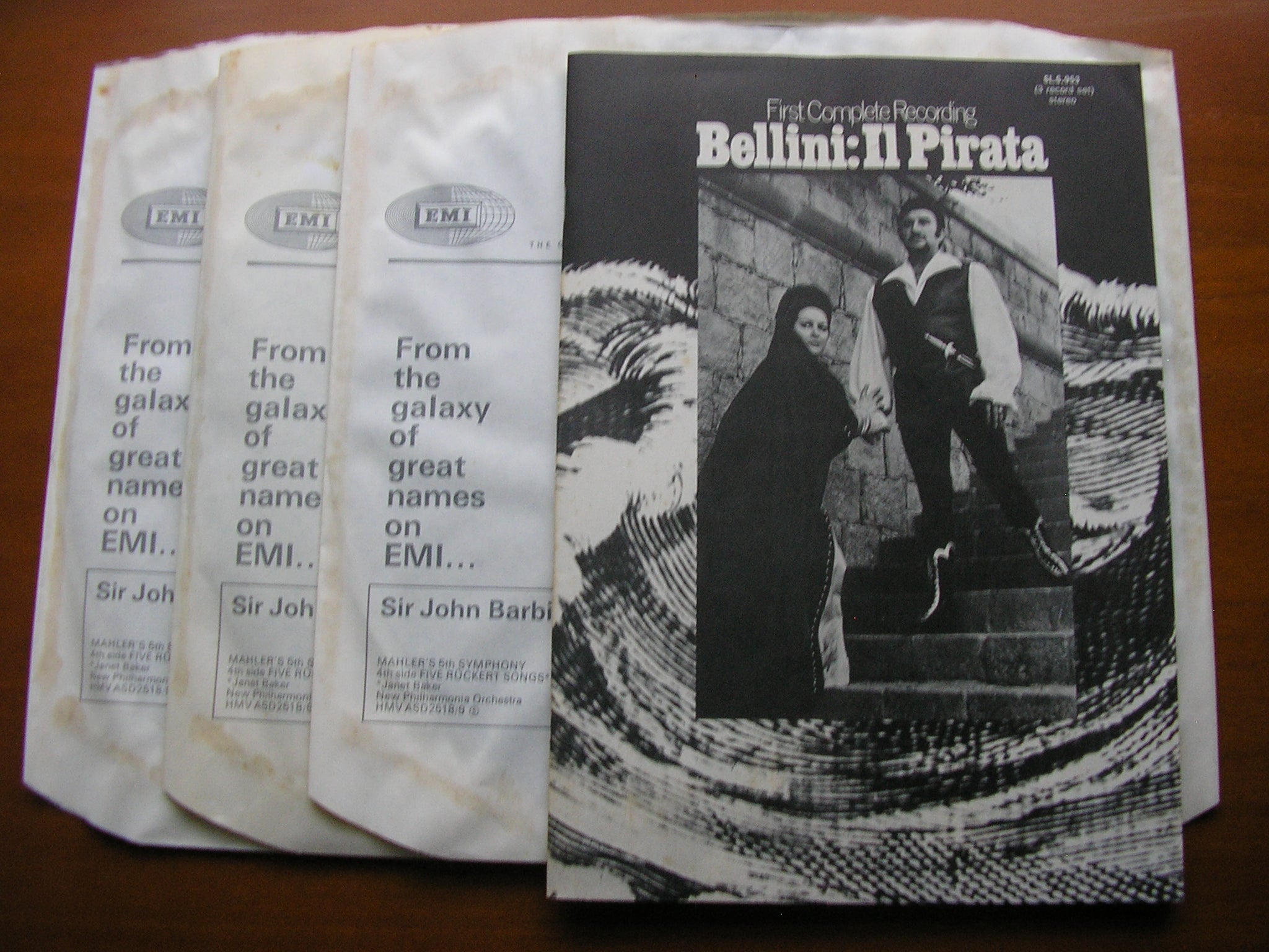 BELLINI: IL PIRATA   MARTI / CABALLE / CAPPUCCILLI / RAIMONDI        ROME RADIO ORCHESTRA / GAVAZZENI     SLS 953