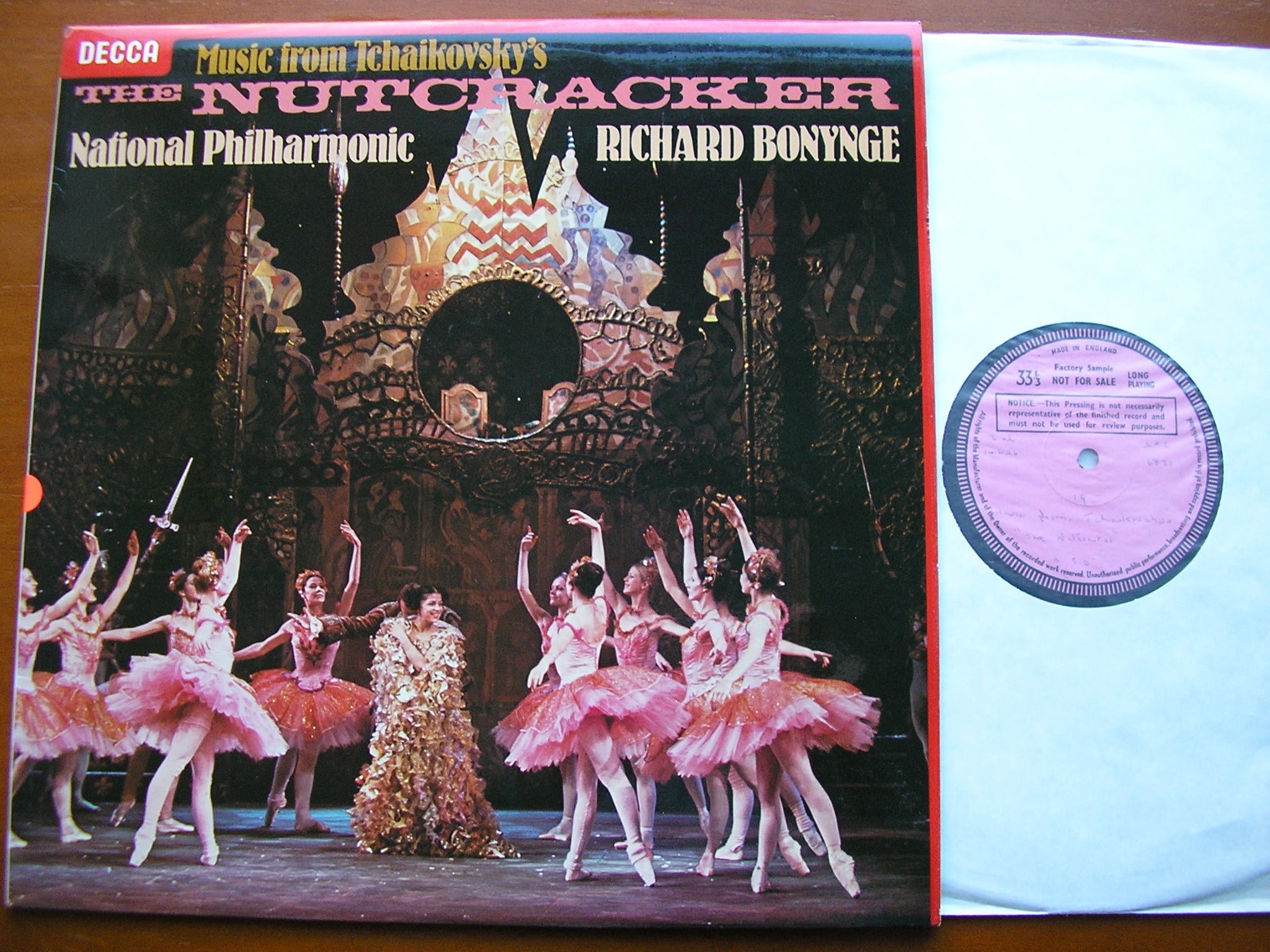 SXL 6821 TCHAIKOVSKY: THE NUTCRACKER highlights BONYNGE / NATIONAL PHILHARMONIC