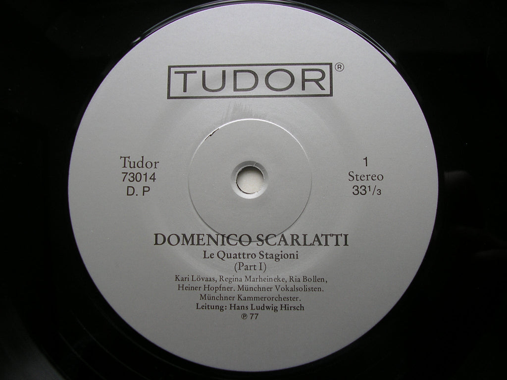 DOMENICO SCARLATTI: LE QUATTRO STAGIONE   SOLOISTS / MUNICH CHAMBER ORCHESTRA / HIRSCH     TUDOR 73014