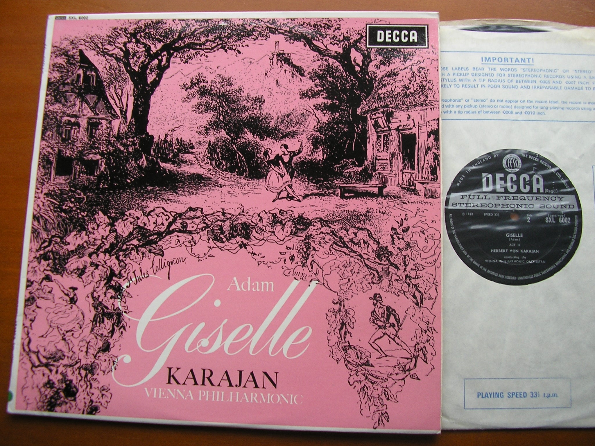 SXL 6002 ADAM: GISELLE KARAJAN / VIENNA PHILHARMONIC