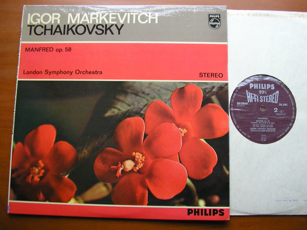 TCHAIKOVSKY: MANFRED     IGOR MARKEVITCH / LONDON SYMPHONY   SAL 3491