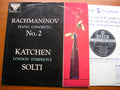 SXL 2076 RACHMANINOV: PIANO CONCERTO No. 2 / BALAKIREV: ISLAMEY KATCHEN / LONDON SYMPHONY / SOLTI