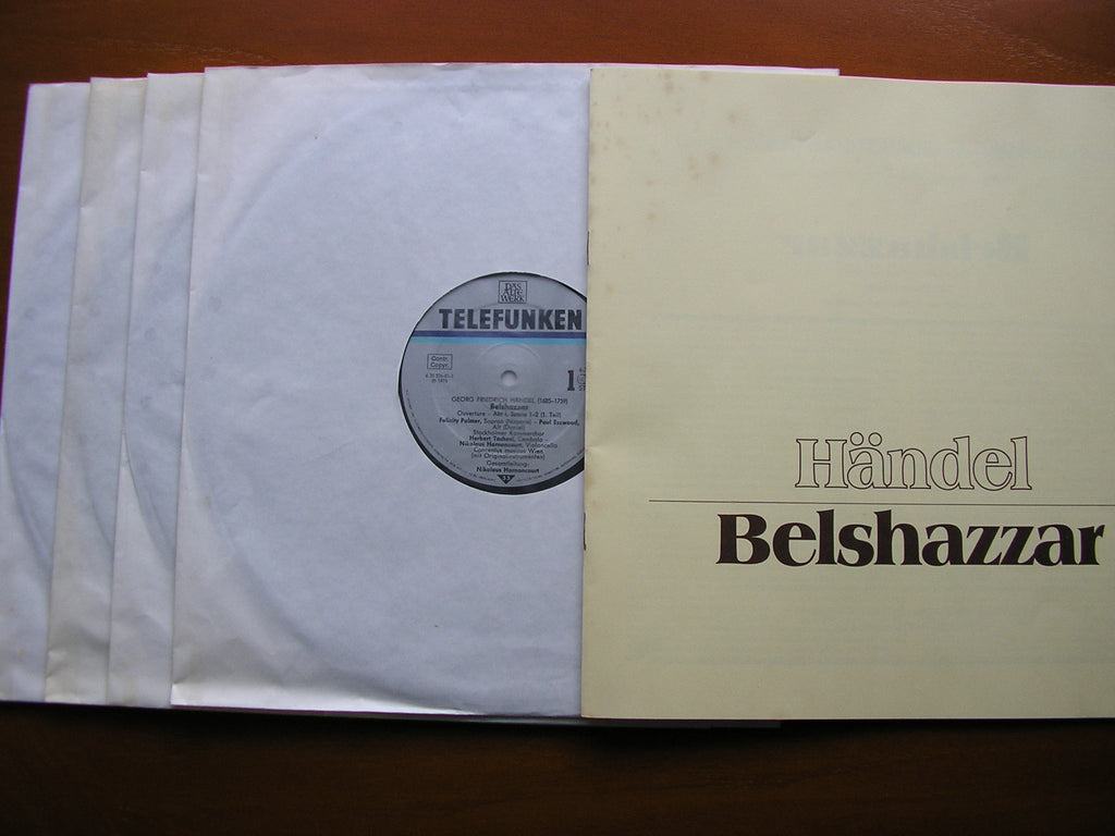 HANDEL: BELSHAZZAR   TEAR / PALMER / LEHANE / CONCENTUS MUSICUS / HARNONCOURT    635326