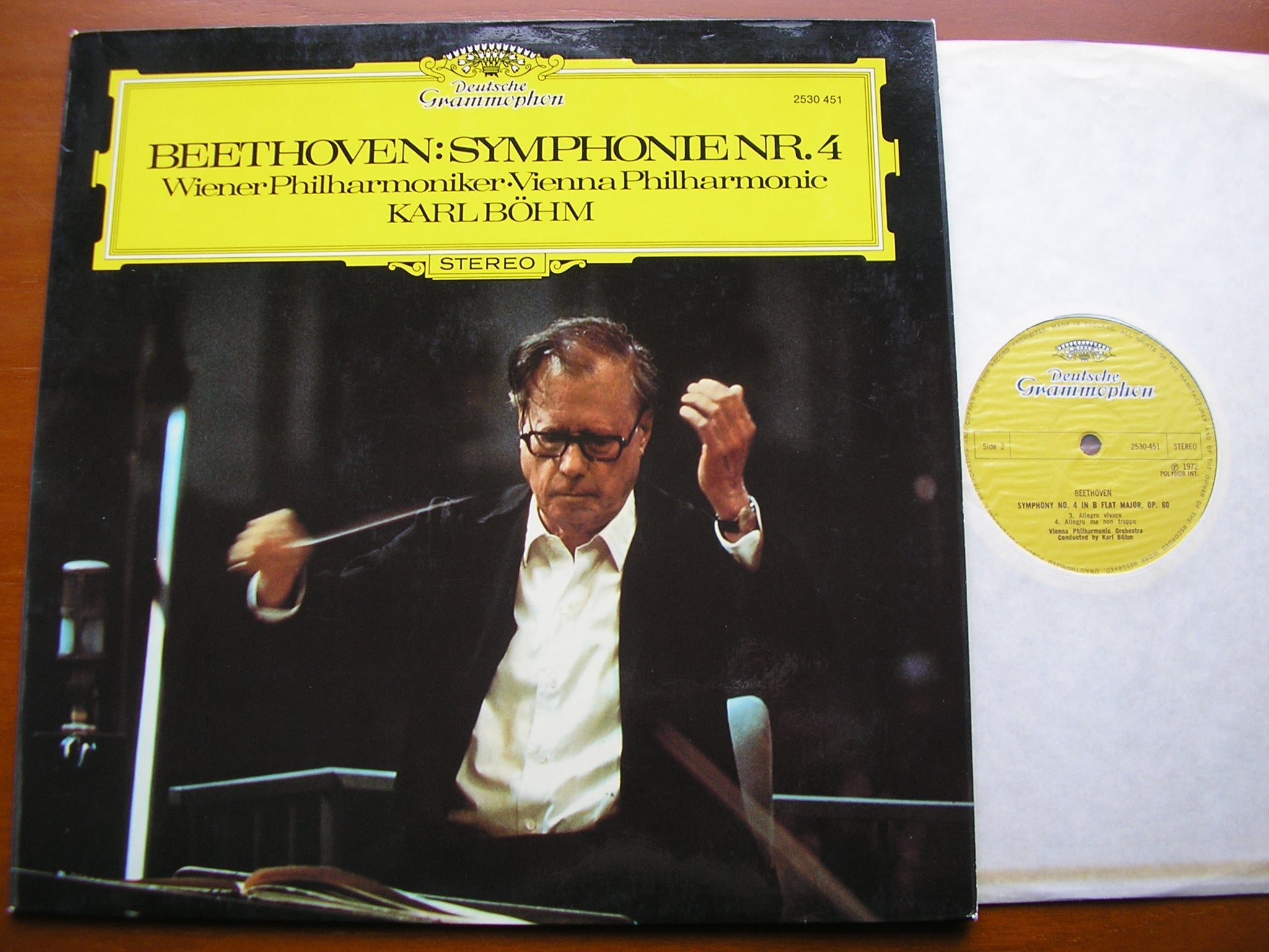 BEETHOVEN: SYMPHONY No. 4    BOHM / VIENNA PHILHARMONIC   2530 451
