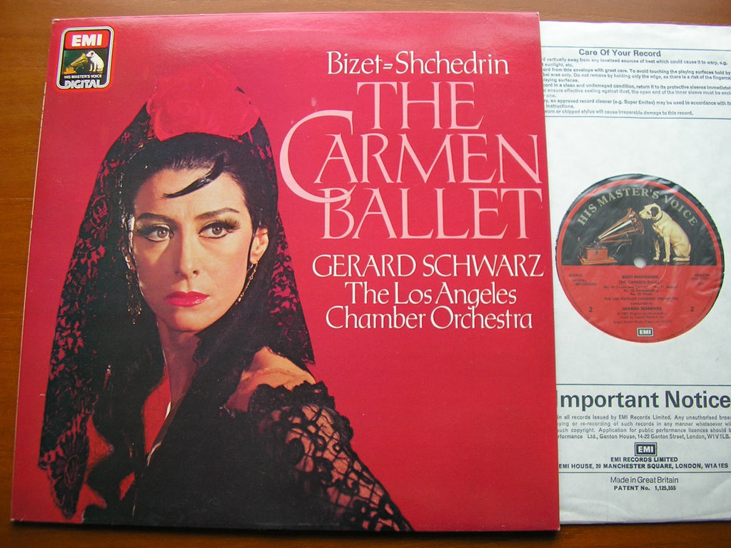 BIZET - SHCHEDRIN: THE CARMEN BALLET     SCHWARZ / LOS ANGELES CHAMBER ORCHESTRA   ASD 4194