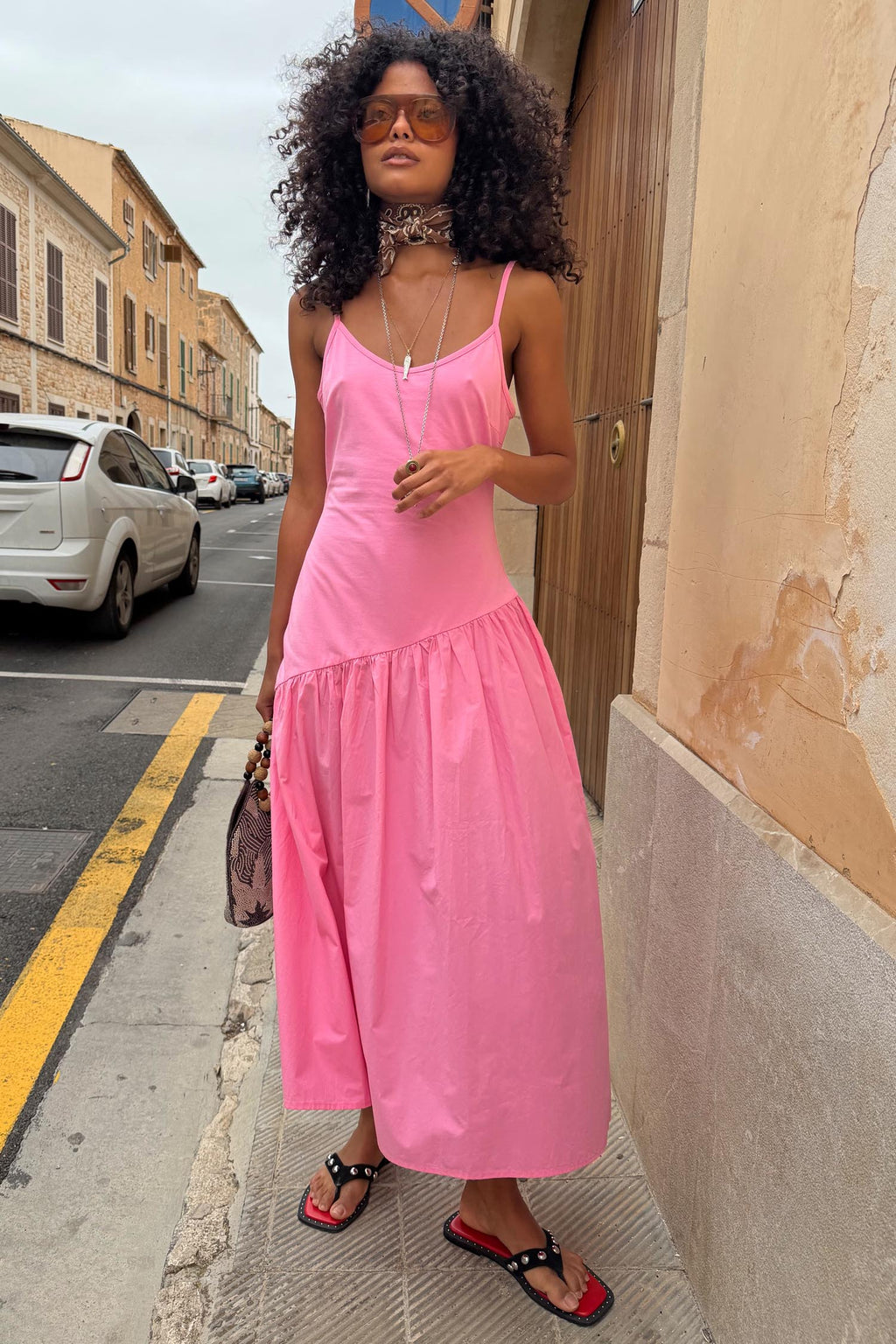 Pink Strappy Nova Dress