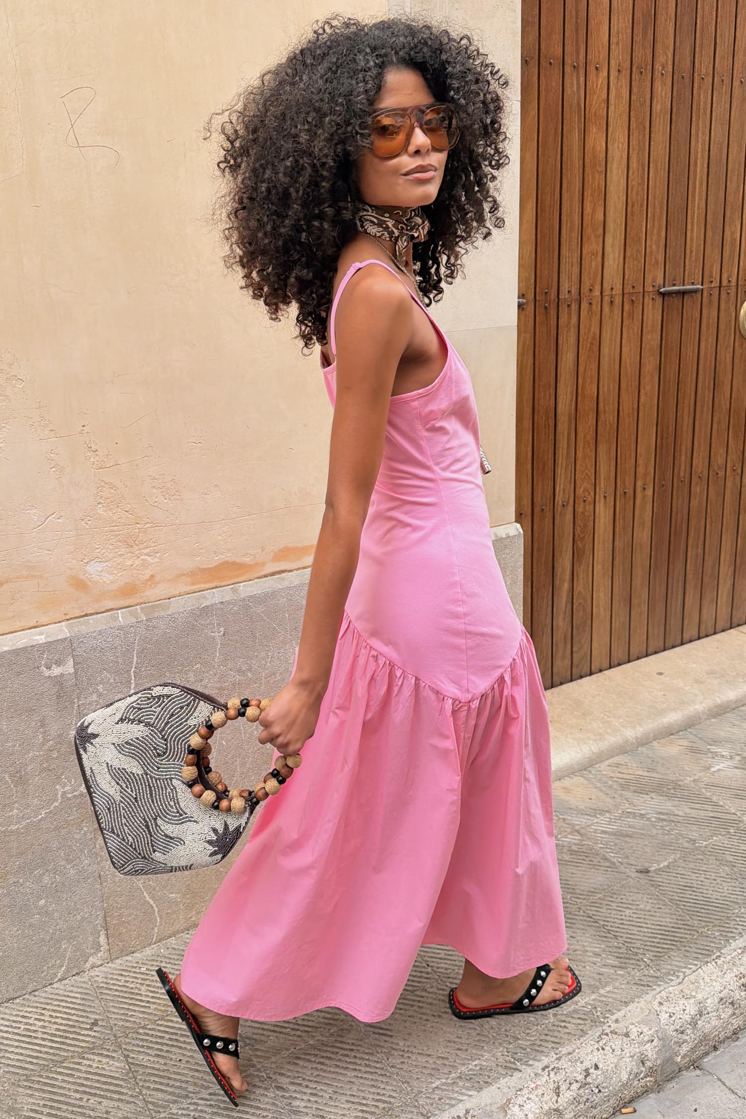 Pink Strappy Nova Dress