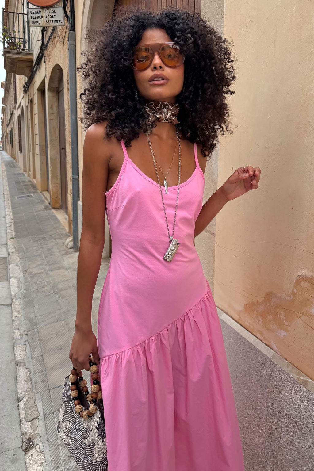 Pink Strappy Nova Dress