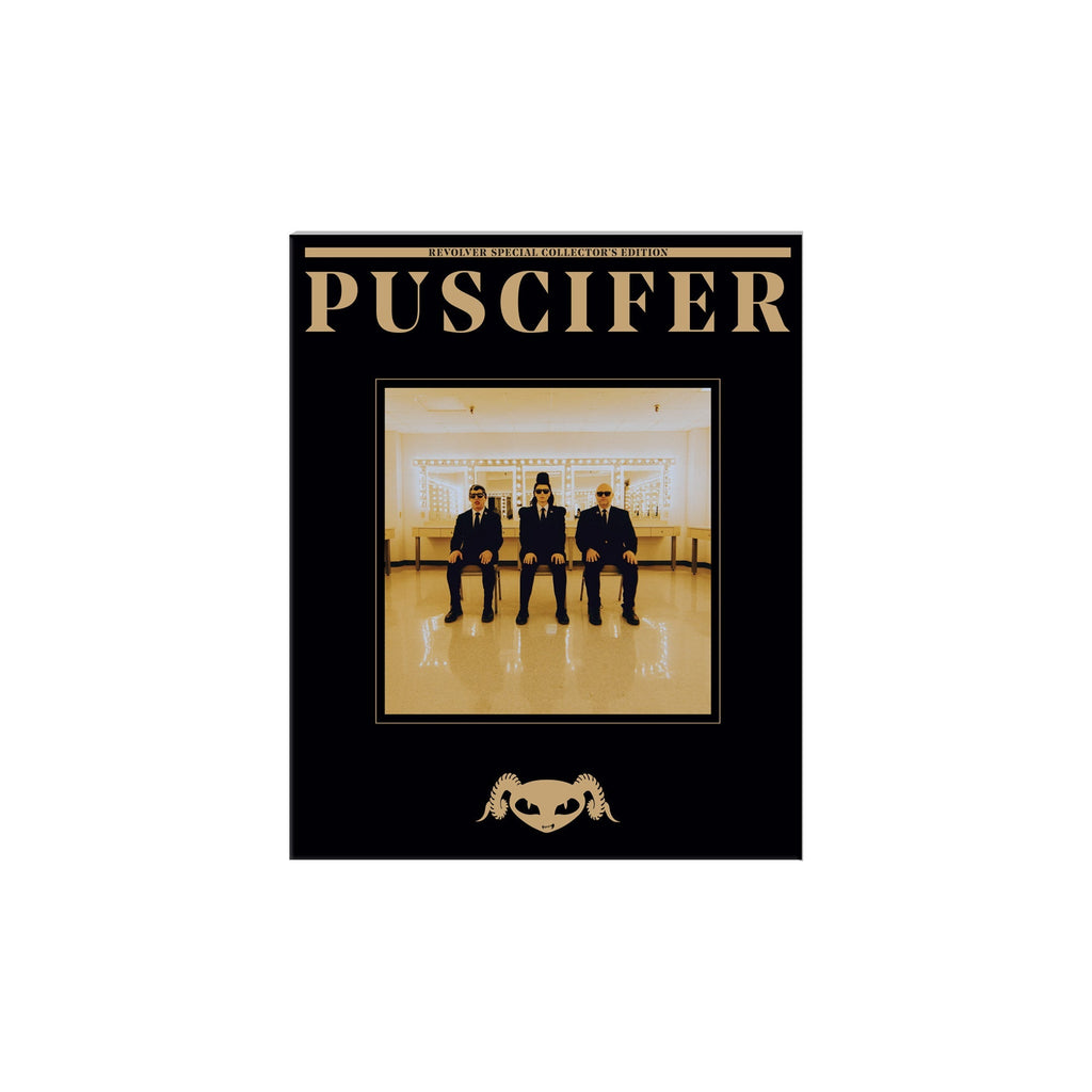 PUSCIFER x Revolver Special Collector's Edition Magazine w/ 'Global Probing, Live from Prescott' 2LP (Coke Bottle Clear w/Black Smoke)