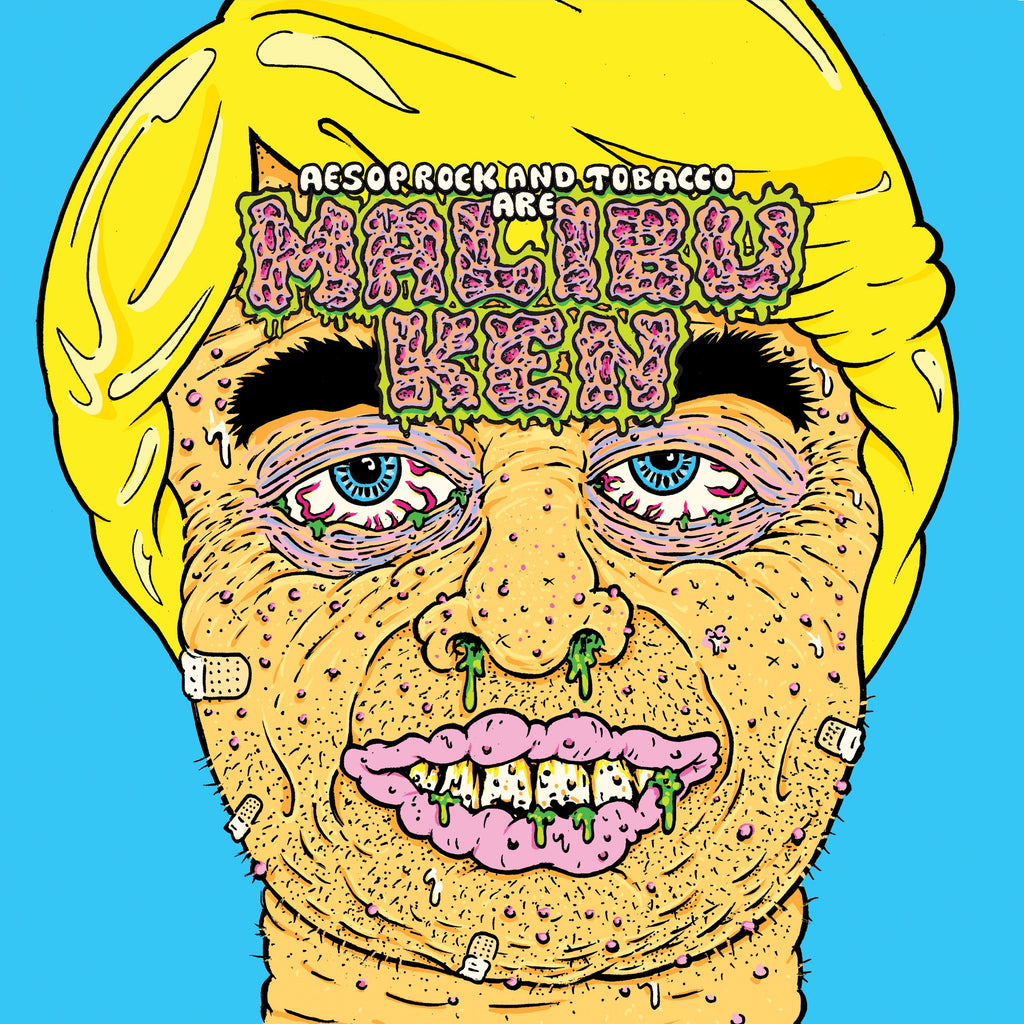 AESOP ROCK & TOBACCO 'MALIBU KEN' LP (Blue Vinyl)