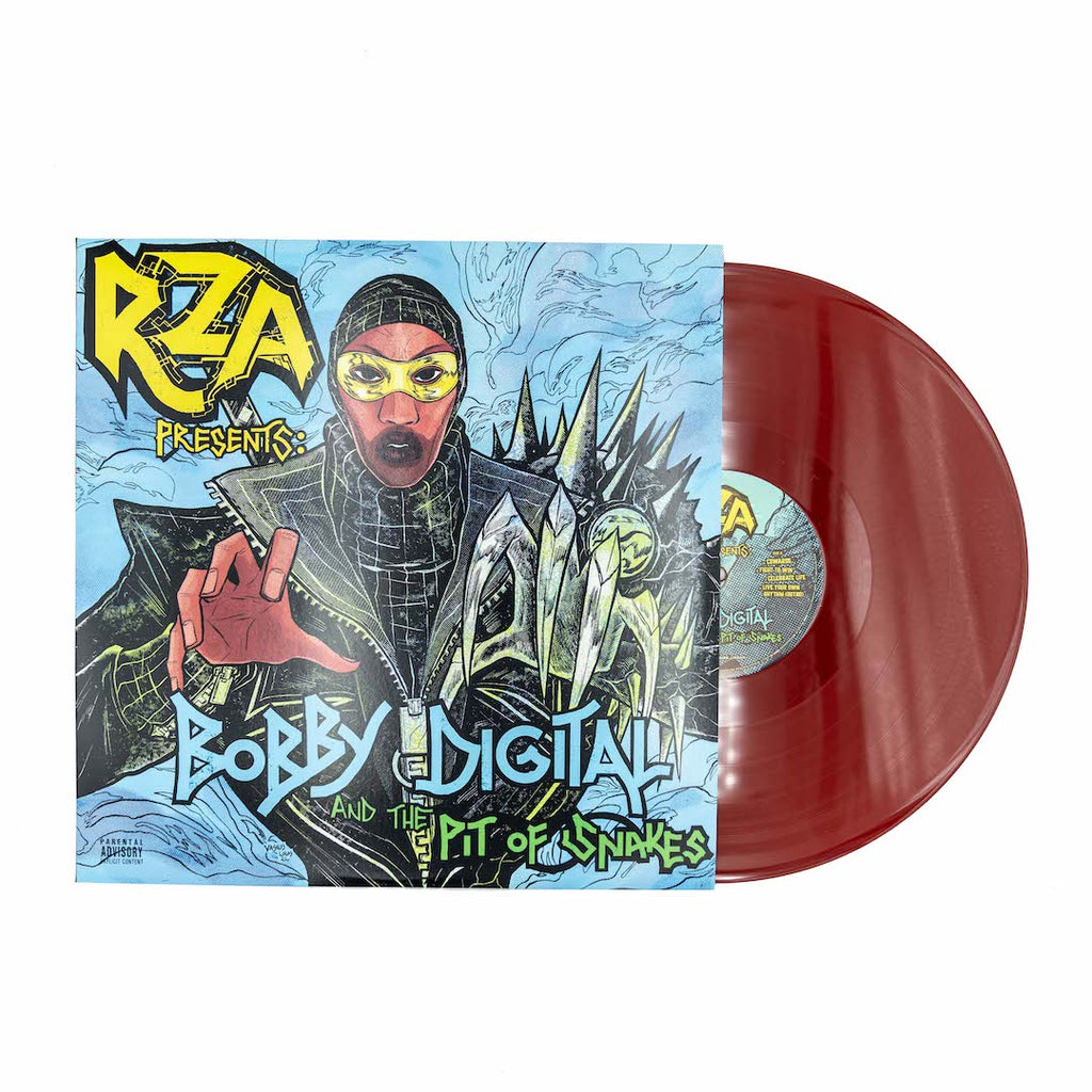 RZA PRESENTS 'BOBBY DIGITAL AND THE PIT OF SNAKES' LP + GRAPHIC NOVEL - MAROON
