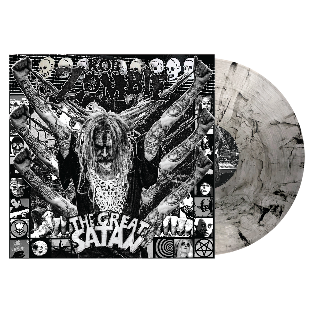 ROB ZOMBIE ‘THE GREAT SATAN’ LP (Exclusive – Limited to 1000, Clear w/ Black Smoke Vinyl)