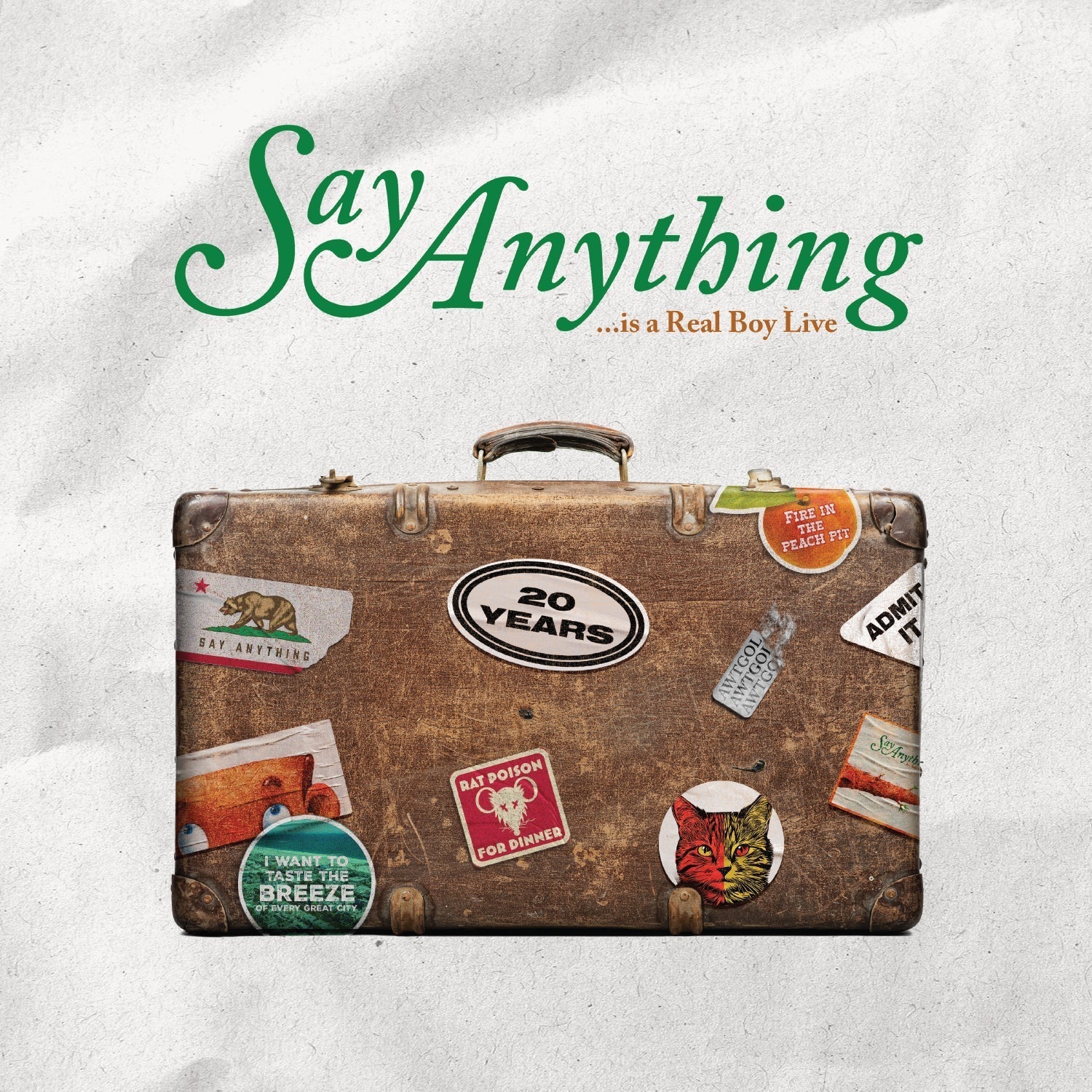 SAY ANYTHING '...IS A REAL BOY (LIVE)' 2LP (Green/Yellow/Brown Color-in-Color)