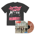 SPIRITUAL CRAMP ‘RUDE’ LP (Exclusive – Limited to 500, Orange Marble Vinyl) + ALT PRESS EXCLUSIVE T-SHRIT