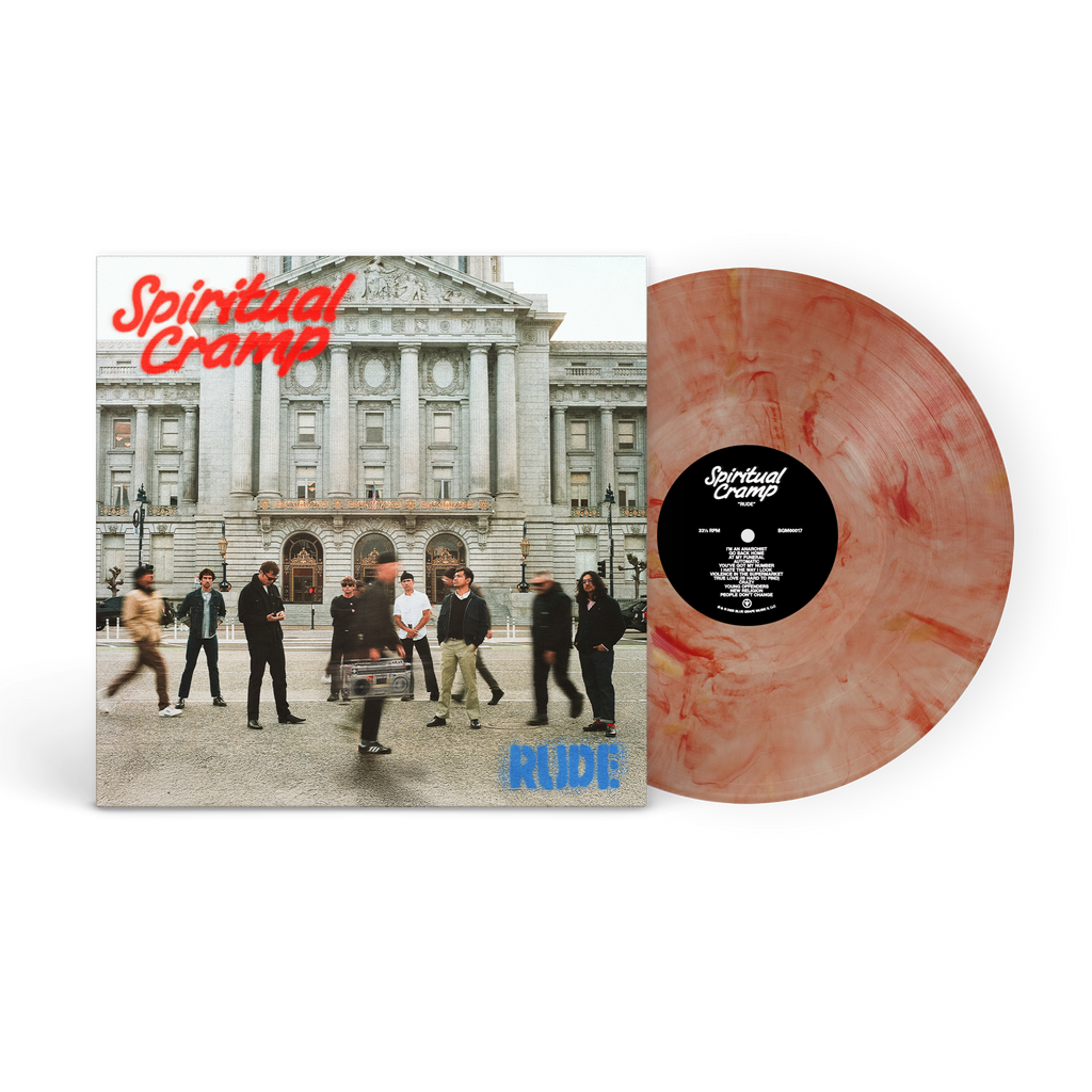 SPIRITUAL CRAMP ‘RUDE’ LP (Exclusive – Limited to 500, Orange Marble Vinyl) + ALT PRESS EXCLUSIVE T-SHRIT