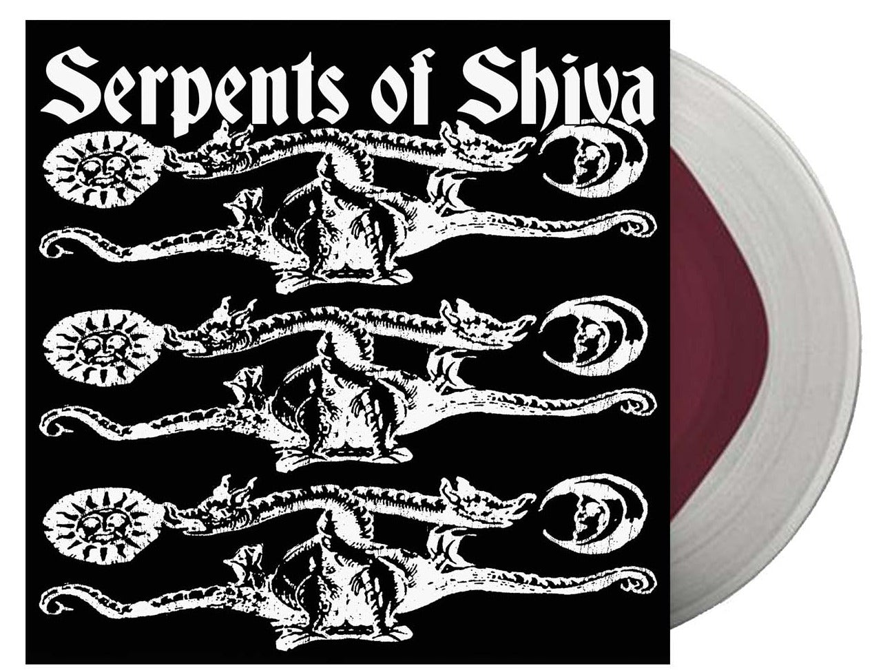 SERPENTS OF SHIVA ‘SERPENTS OF SHIVA’ LIMITED-EDITION MAROON IN CLEAR 7" – ONLY 200 MADE