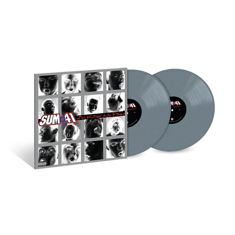 SUM 41 'ALL KILLER NO FILLER' 2LP (25th Anniversary, Alternate Cover, Silver Vinyl)