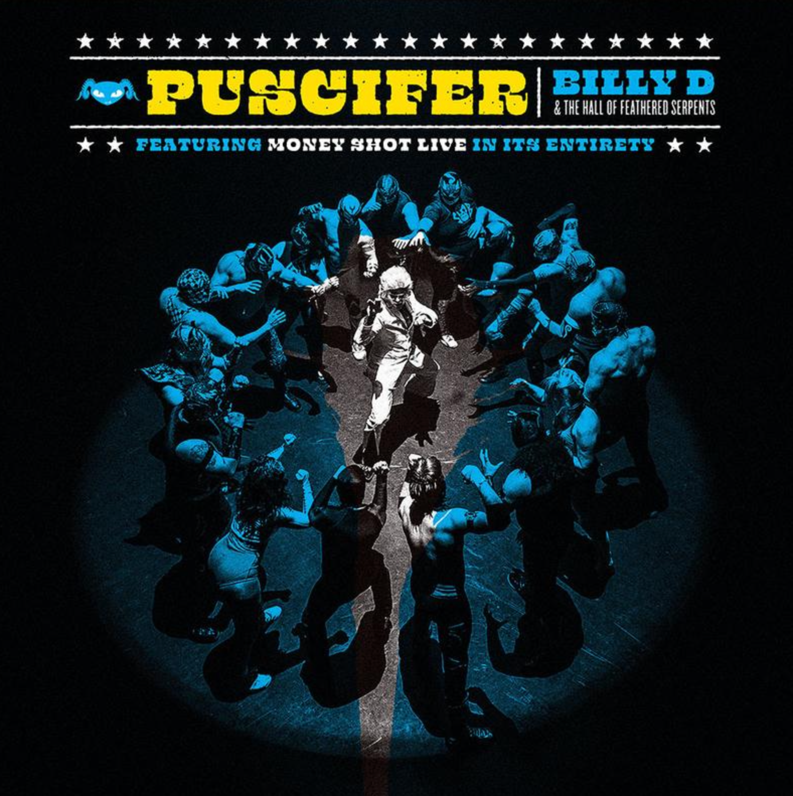 PUSCIFER 'BILLY D: MONEY SHOT LIVE IN ITS ENTIRETY' 2LP (Random Color Vinyl)