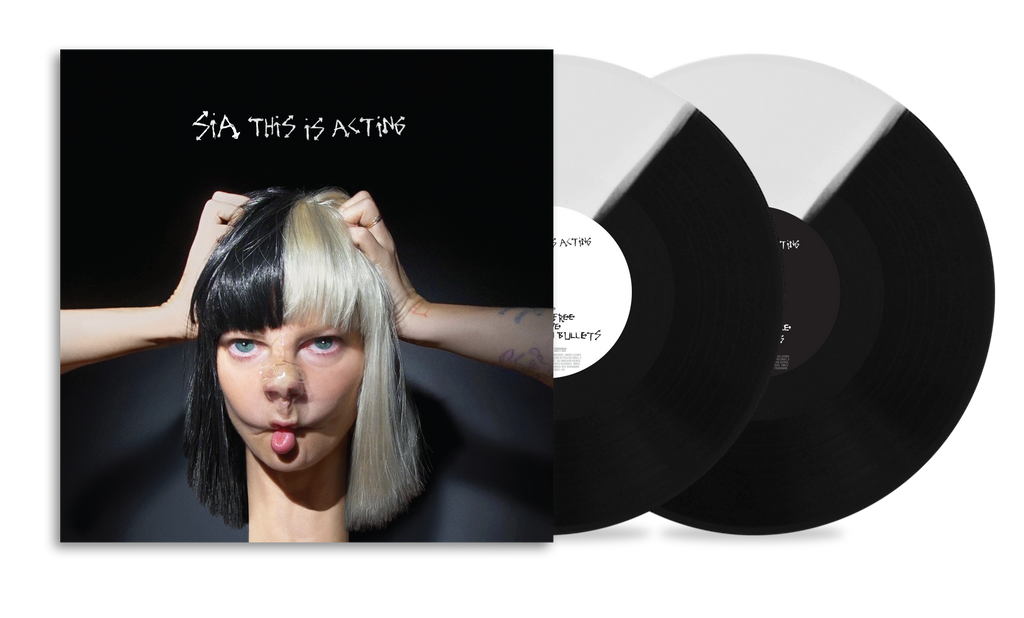 SIA 'THIS IS ACTING' 2LP (Black / White Split Vinyl)