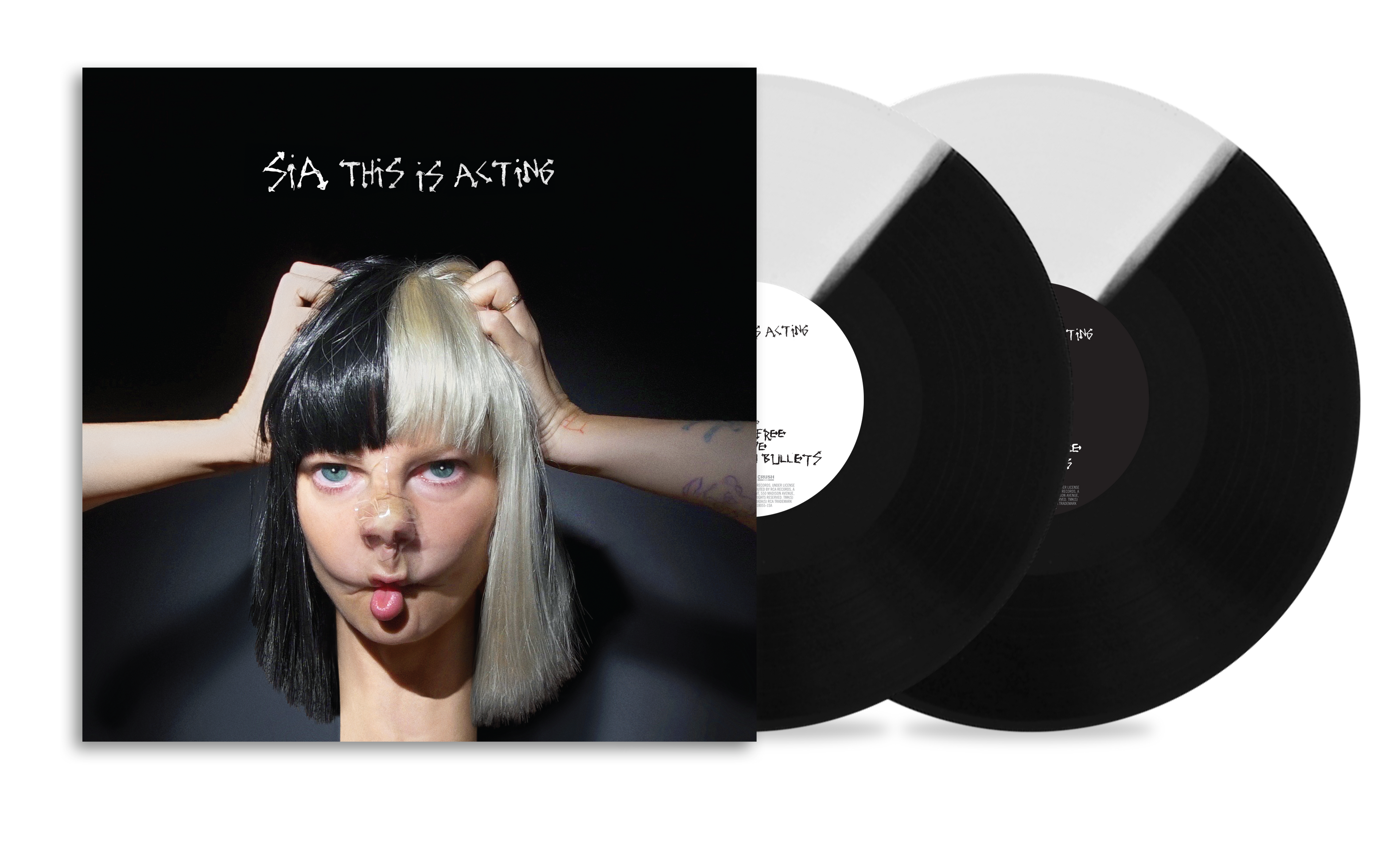 SIA 'THIS IS ACTING' 2LP (Black / White Split Vinyl)