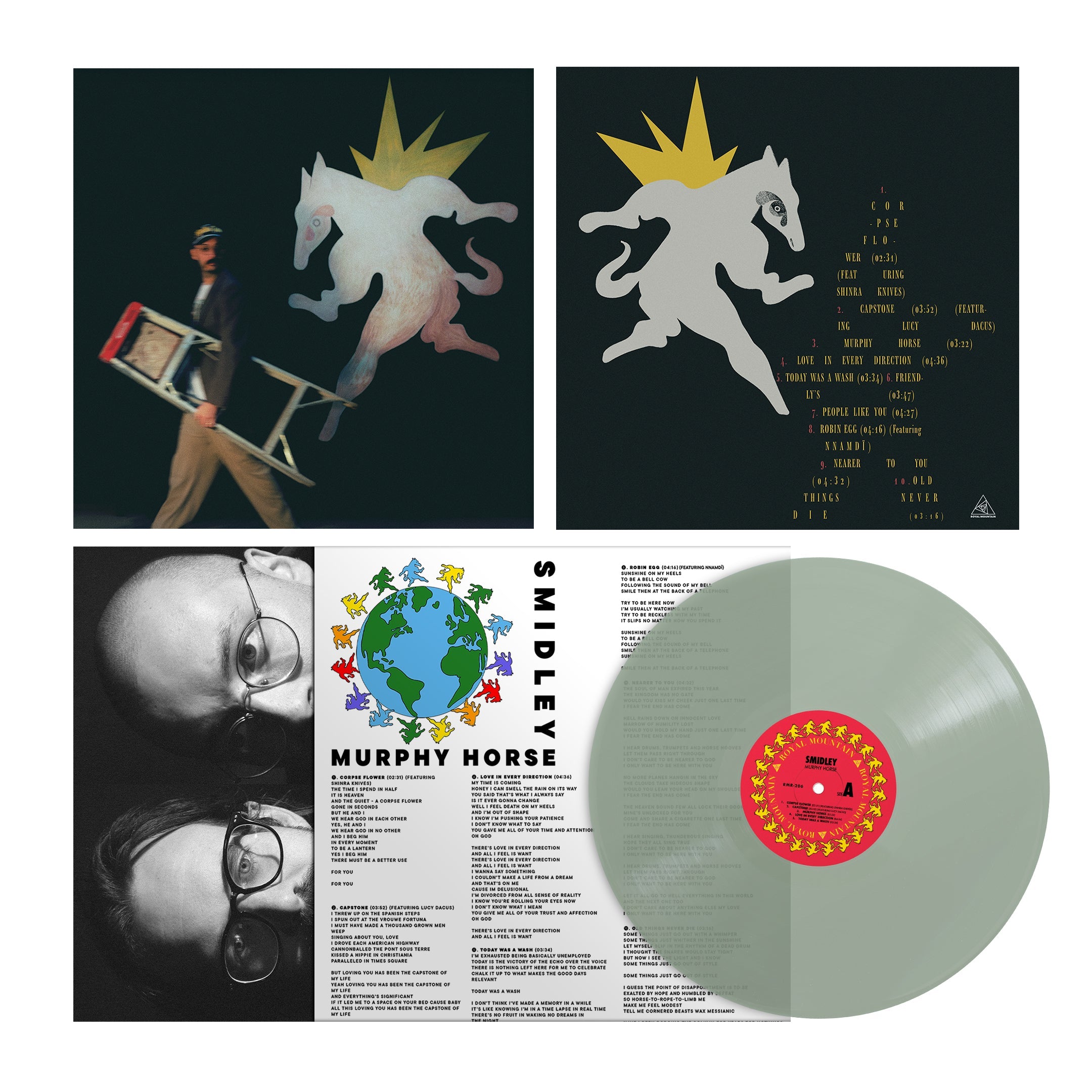 SMIDLEY 'MURPHY HORSE' LP (Coke Bottle Clear Vinyl)