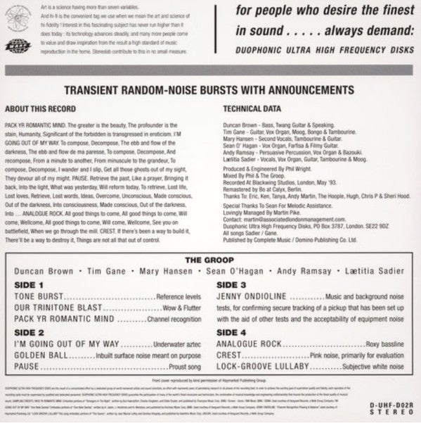 Stereolab – Transient Random-Noise Bursts With Announcements (Vinyl)