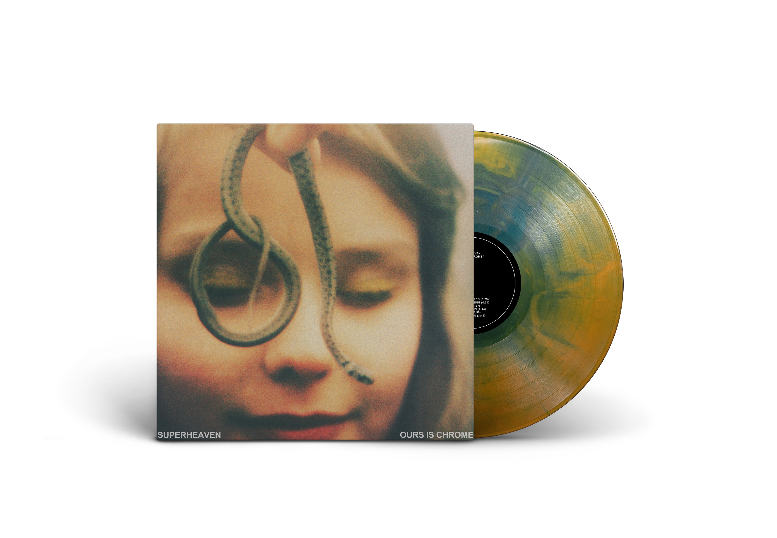 SUPERHEAVEN ‘OURS IS CHROME’ LP (Exclusive – Limited to 300, Patina Rust Splash Vinyl)