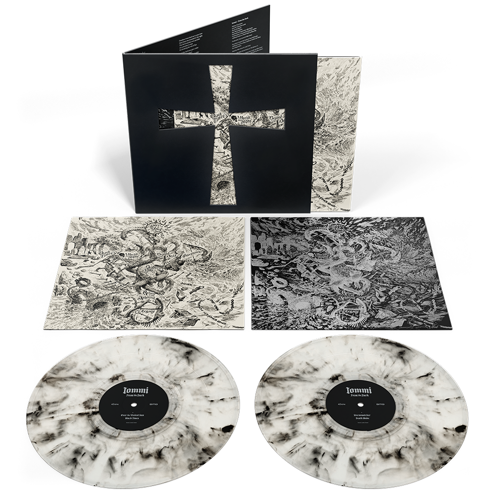 TONY IOMMI ‘FROM THE DARK’ 2LP (Exclusive – White & Black Marble Vinyl)