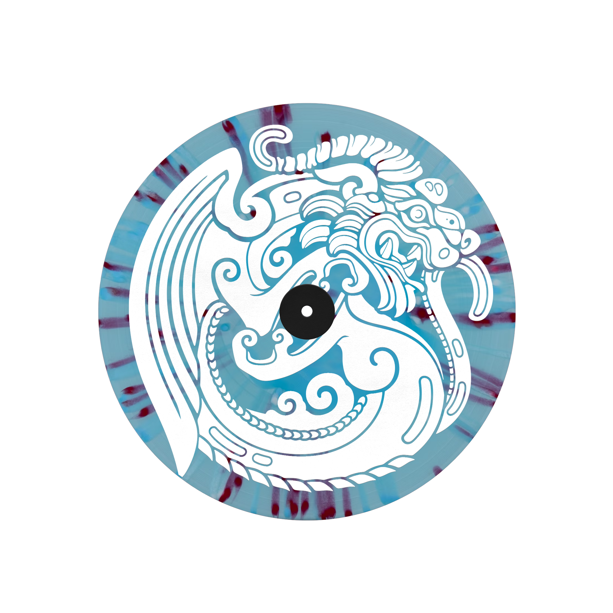 THE HU ‘HUN’ 2LP (Exclusive – Limited to 300, Blue w/ Red & White Splatter Vinyl)