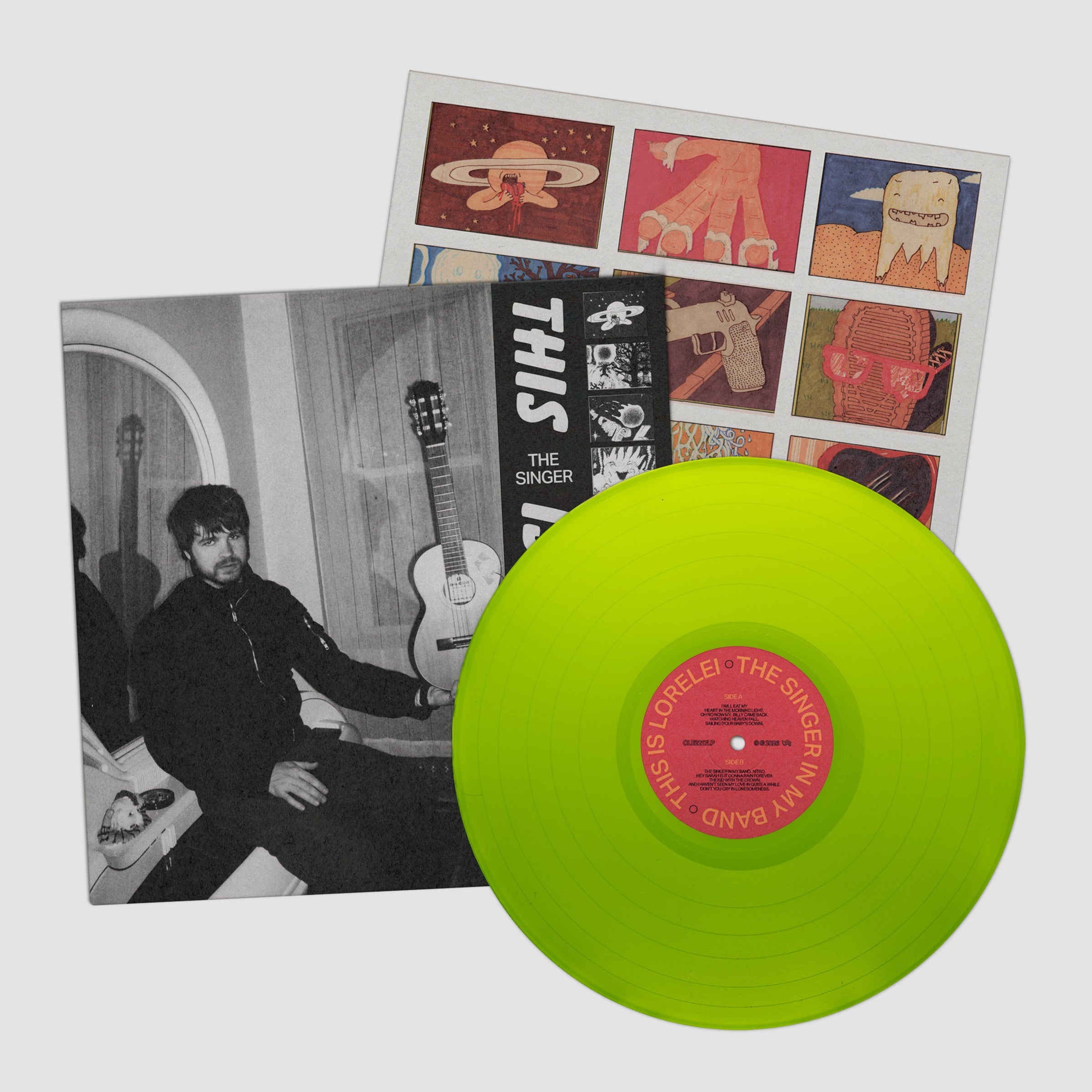 THIS IS LORELEI ‘THE SINGER IN MY BAND’ LP (Exclusive – Limited to 500, Lime Green Vinyl)