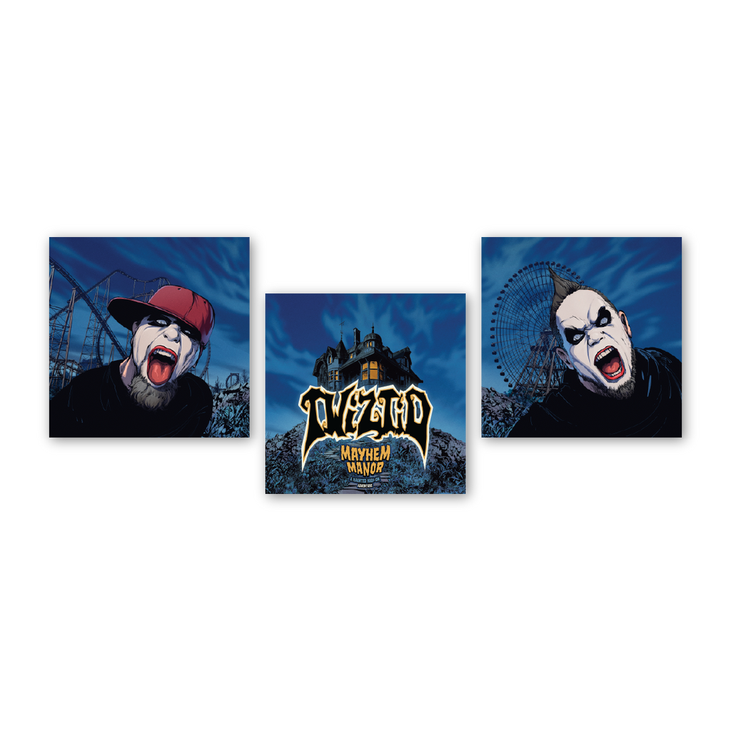 TWIZTID 'HAUNTED HIGH-ONS' LP + TWIZTID: MAYHEM MANOR - GRAPHIC NOVEL - GREEN