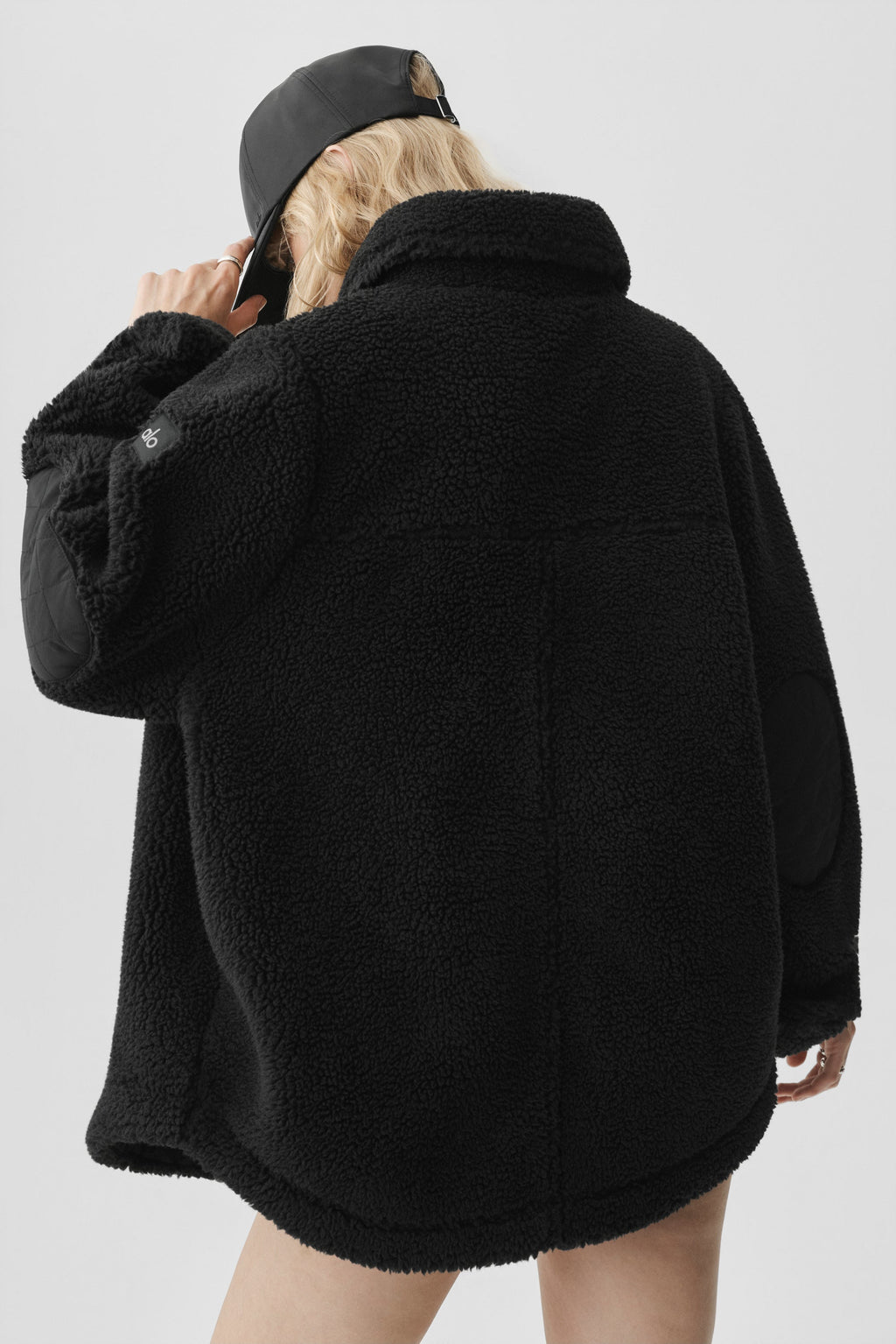 Sherpa Edge Shacket - Black