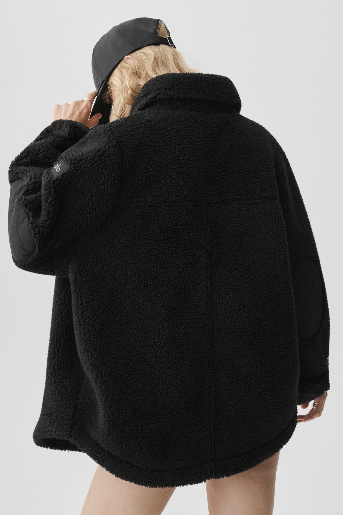 Sherpa Edge Shacket - Black