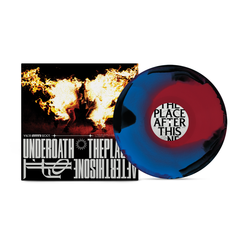 UNDEROATH 'THE PLACE AFTER THIS ONE' LP (Black + Blue Red Swirl Vinyl)