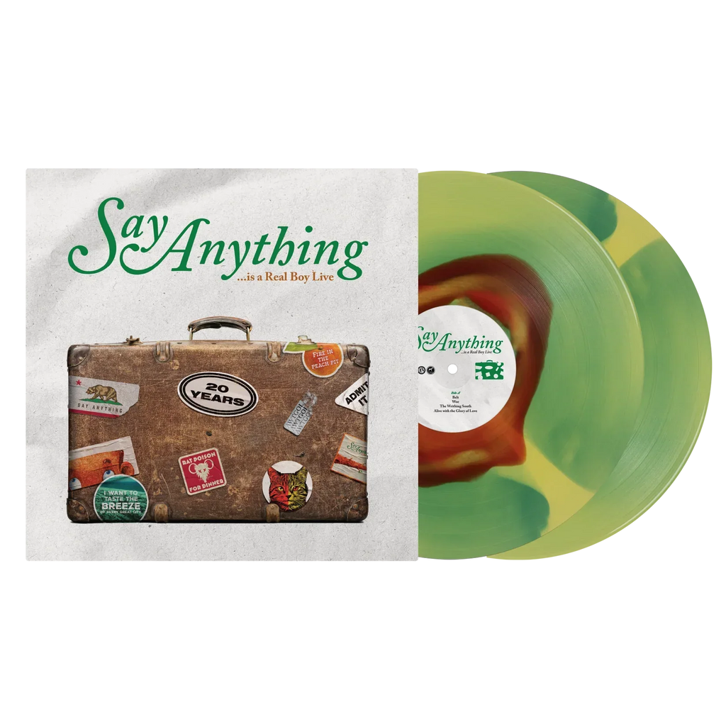 SAY ANYTHING '...IS A REAL BOY (LIVE)' 2LP (Green/Yellow/Brown Color-in-Color)