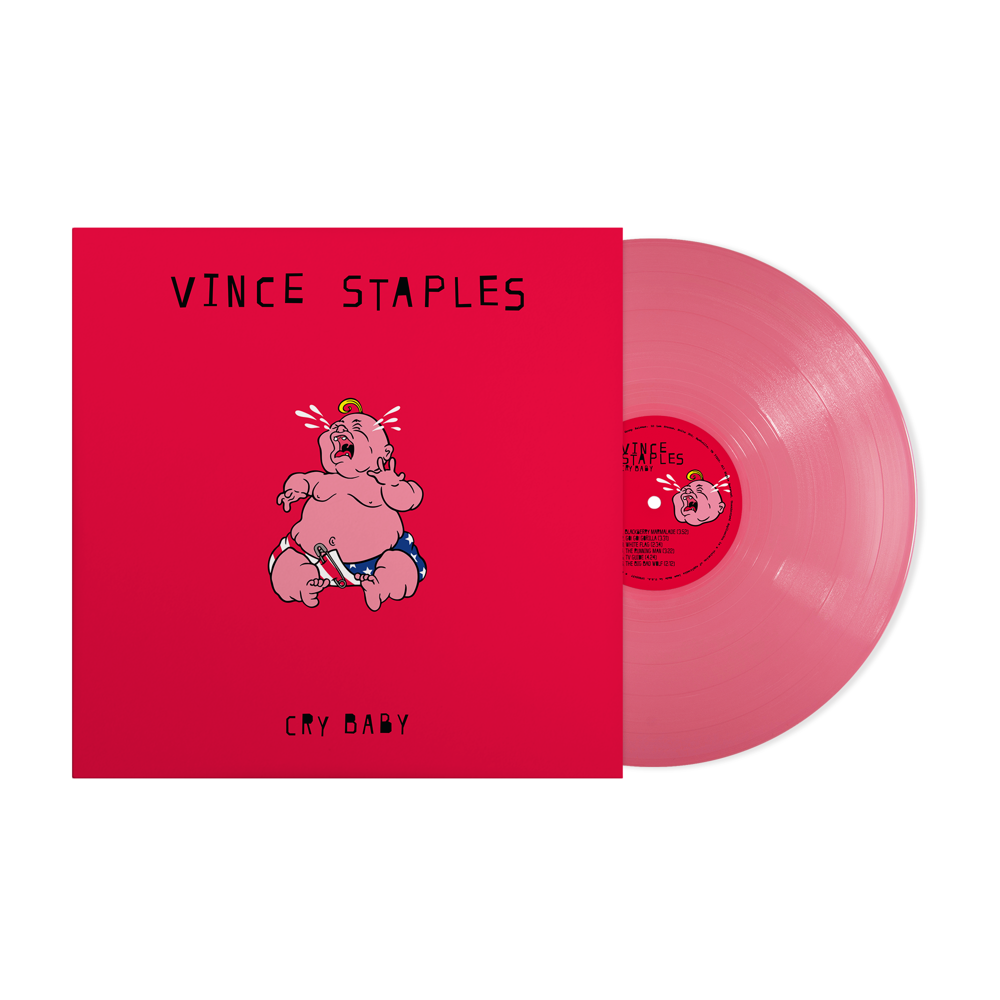 VINCE STAPLES 'CRY BABY' LP (Baby Pink Vinyl)