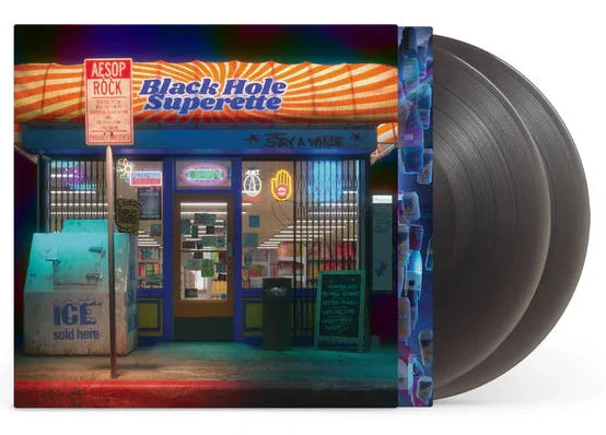 AESOP ROCK 'BLACK HOLE SUPERETTE' 2LP (Black Ice Vinyl)