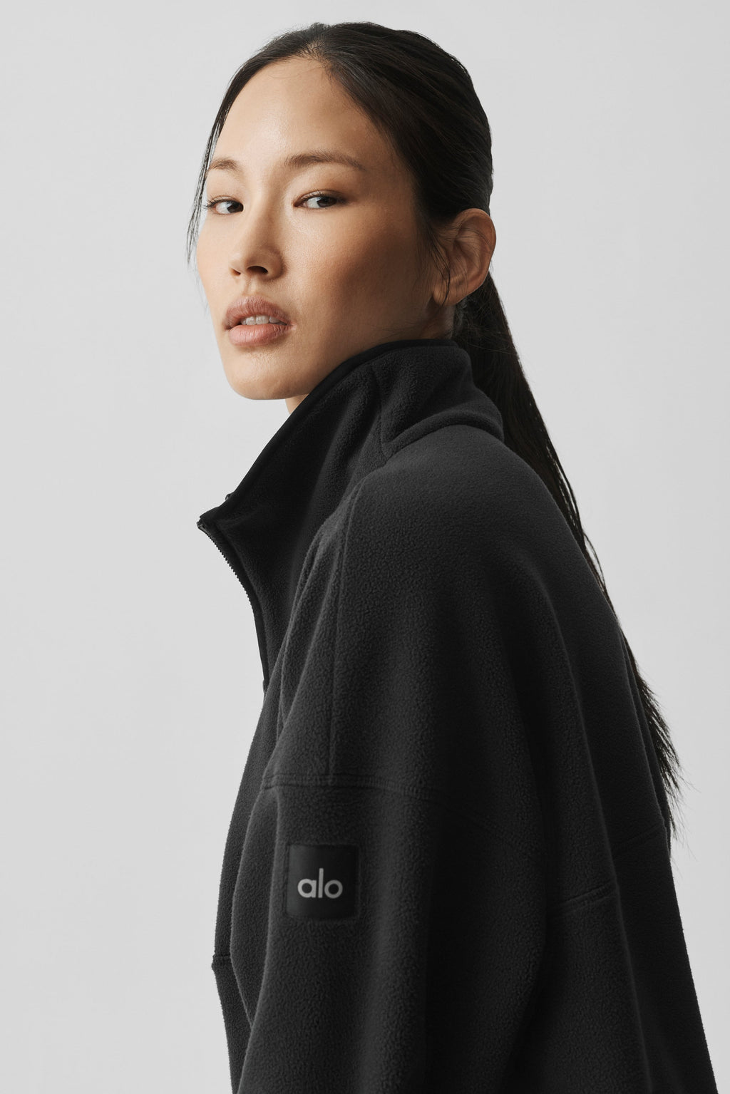 Polar Fleece Retreat Cover Up - Black