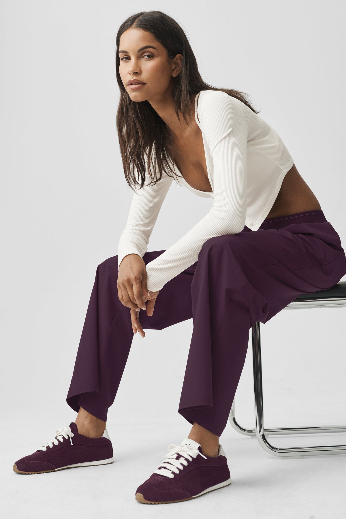 Suit Up Trouser (Short) - Rich Bordeaux