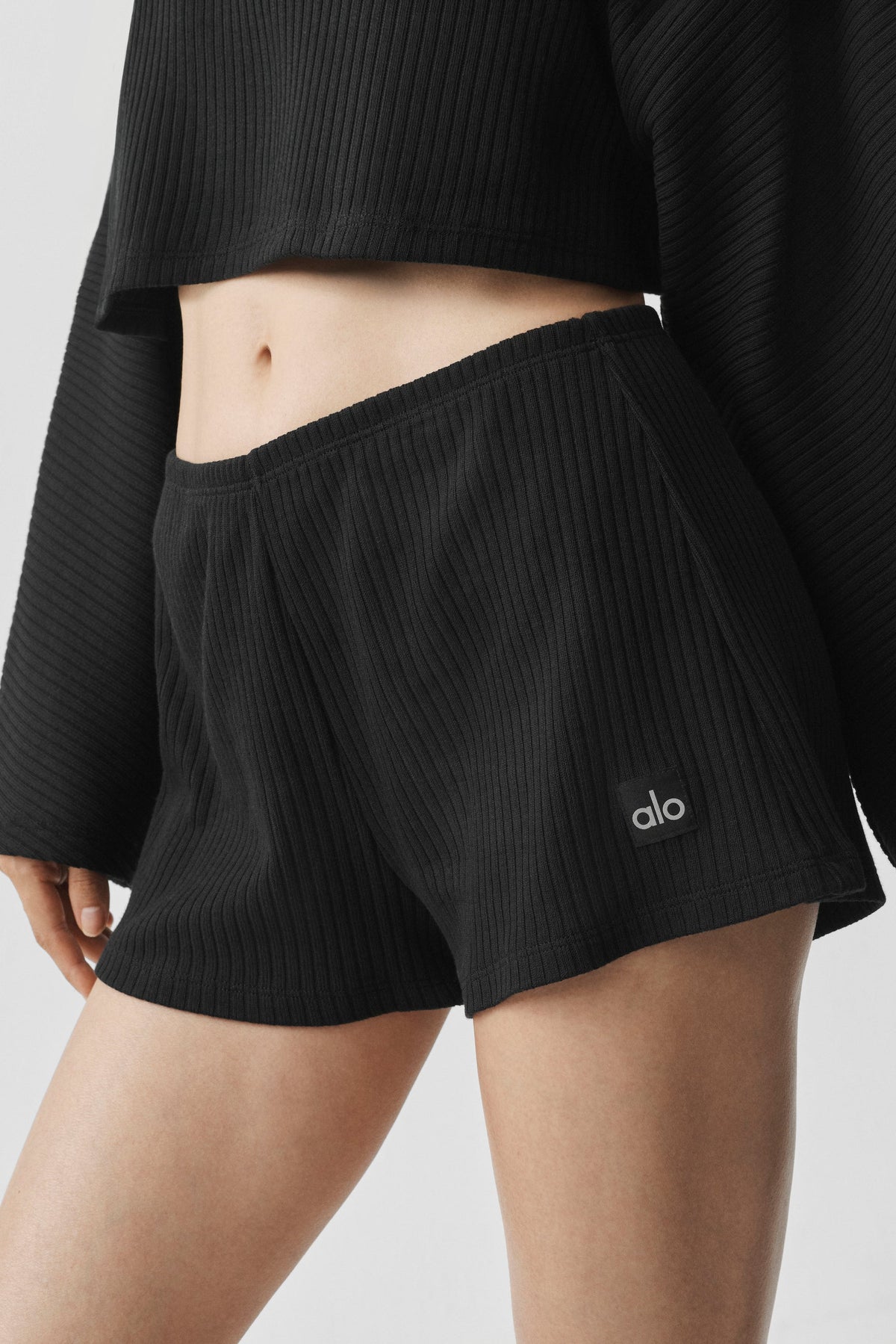 Ribbed Reset Short - Black