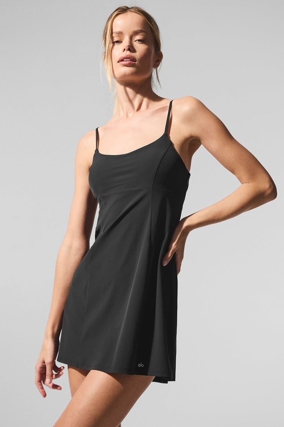 AloBreezy Tennis Dress - Black