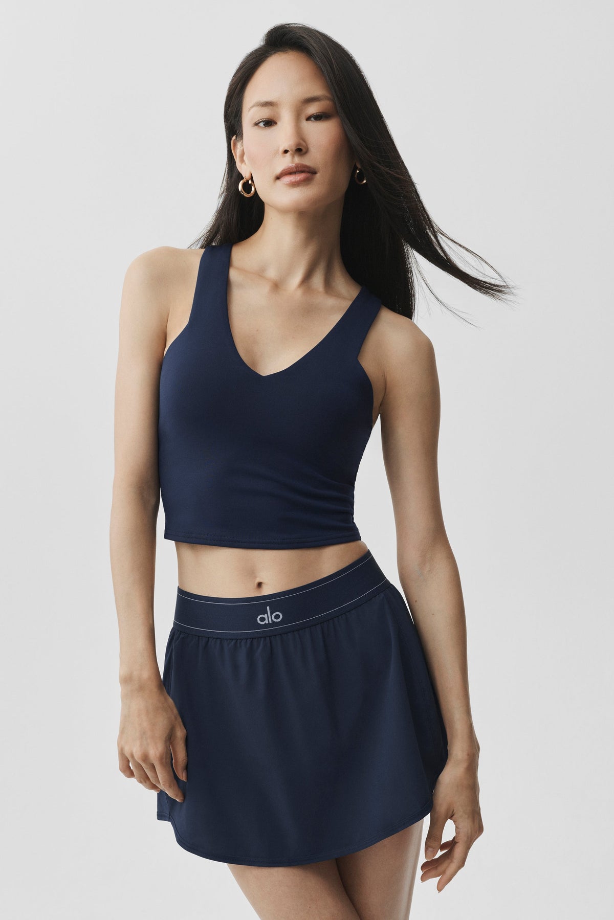 Airbrush Real Bra Tank - Navy