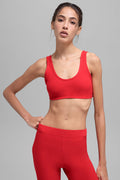 Alosoft Center Stage Bra - Bright Red