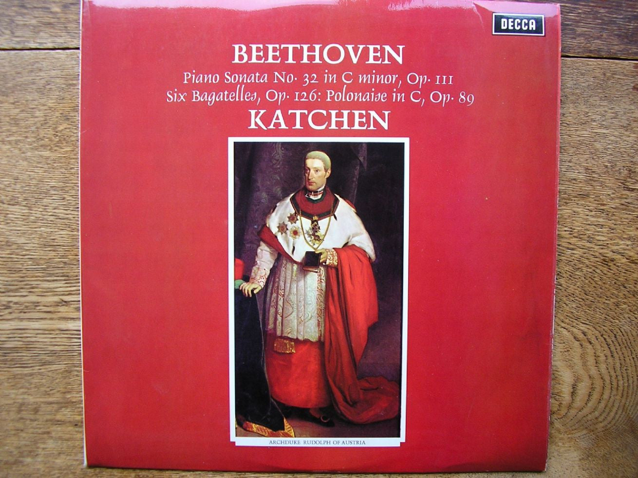 SXL 6373 BEETHOVEN: PIANO SONATA No. 32 / BAGATELLES JULIUS KATCHEN