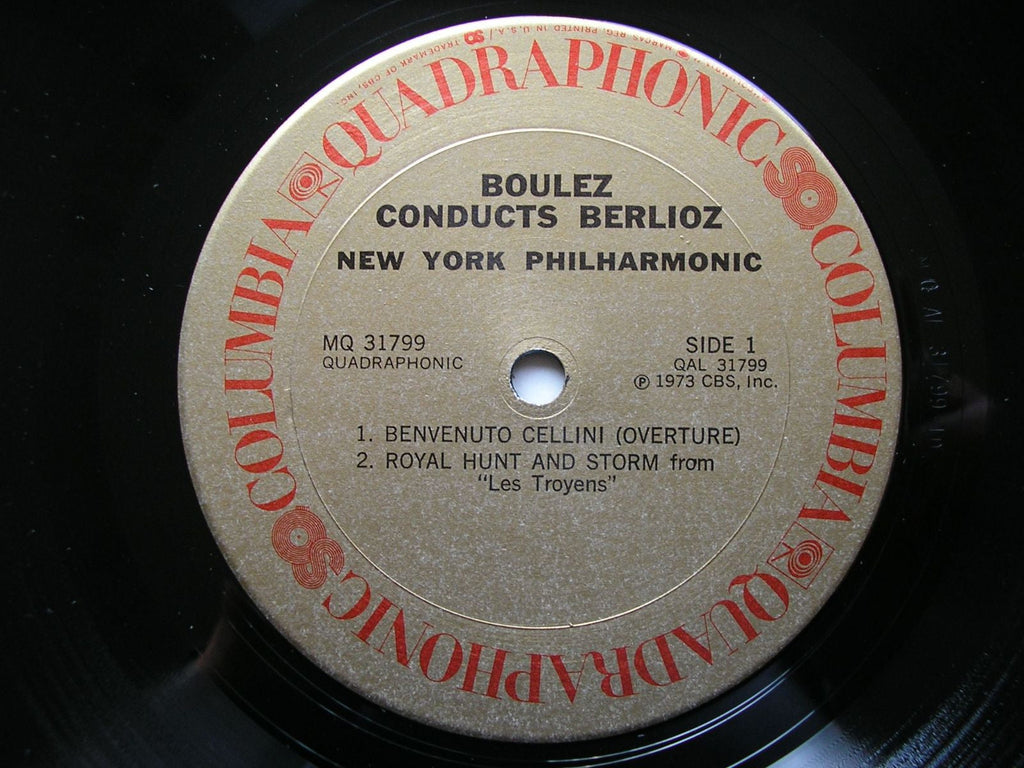 BERLIOZ: ORCHESTRAL MUSIC        PIERRE BOULEZ / NEW YORK PHILHARMONIC ORCHESTRA MQ 31799
