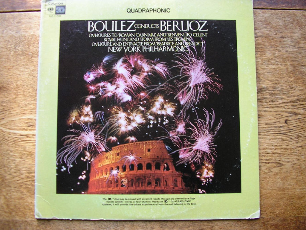 BERLIOZ: ORCHESTRAL MUSIC        PIERRE BOULEZ / NEW YORK PHILHARMONIC ORCHESTRA MQ 31799